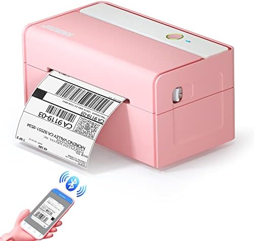 JADENS Bluetooth Thermal Label Printer -Wireless Shipping Label Printer for  Small Business & Package, USPS, Etsy, Amazon, Compatible with iPhone, ...