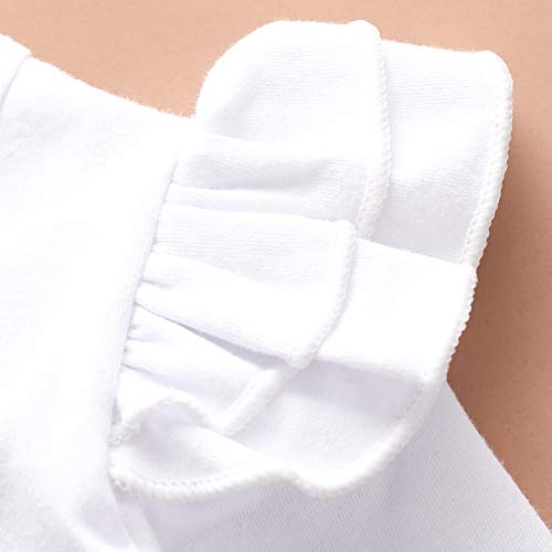 Mulmagni 3m-3Y Conjunto de saia xadrez de manga comprida com estampa de amor, Vermelho, 110