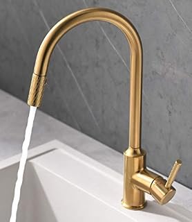 QD Kitchen Tap Gold Mixer Tap for Kitchen Sink