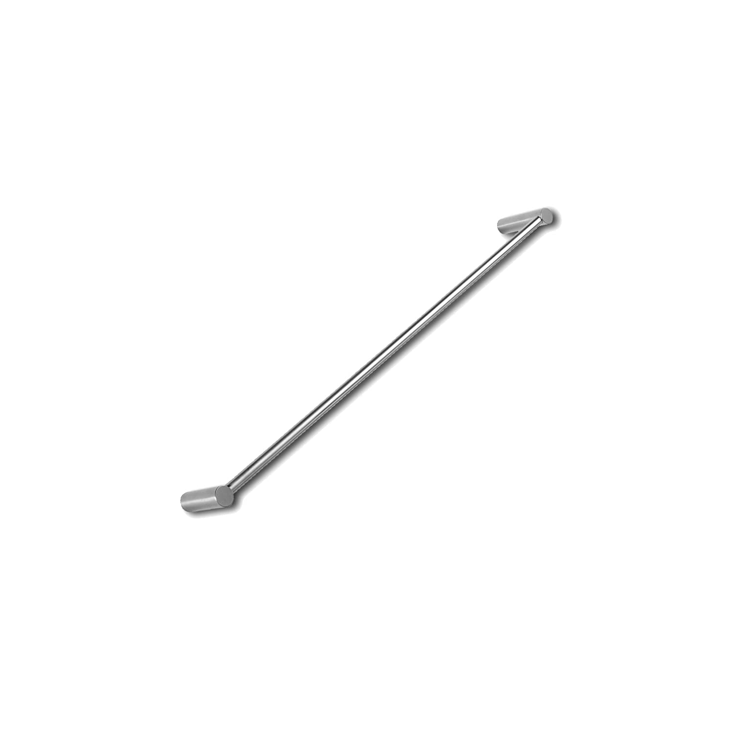 Kon-fort Home Towel Rail 30 cm Bath Kitchen, Brushed Stainless Steel Wall Mounted, Towel Rack Top Design