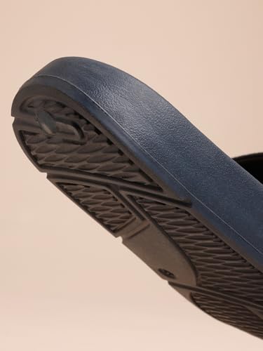 Image of WROGN Men's Anti-slip Sliders | Lightweight EVA Sole | | Gold HD Print