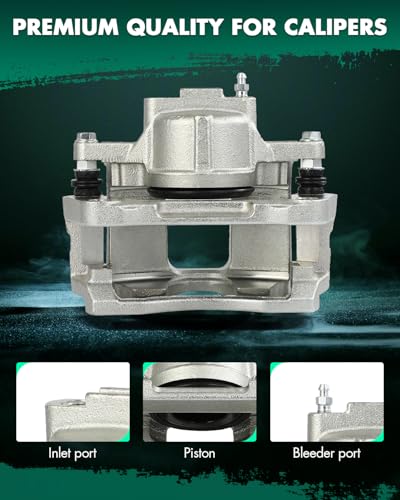 Image of SCITOO 18B5485 Front Right Disc Brake Caliper w /Bracket For Chrysler For Town & Country 2013-2016,For Dodge For Grand Caravan 2013-2016,For Dodge For Journey 2013,Single Piston