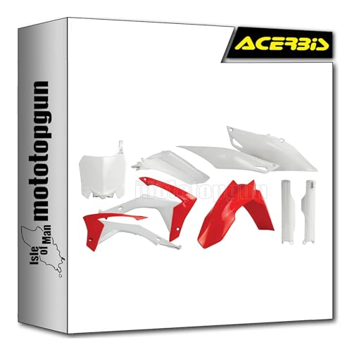 KIT PLASTICHE COMPLETO acerbis 0016900.553 kit plastiche completo replica compatibile con honda crf 450 r 2013 2014 2015 2016 mototopgun
