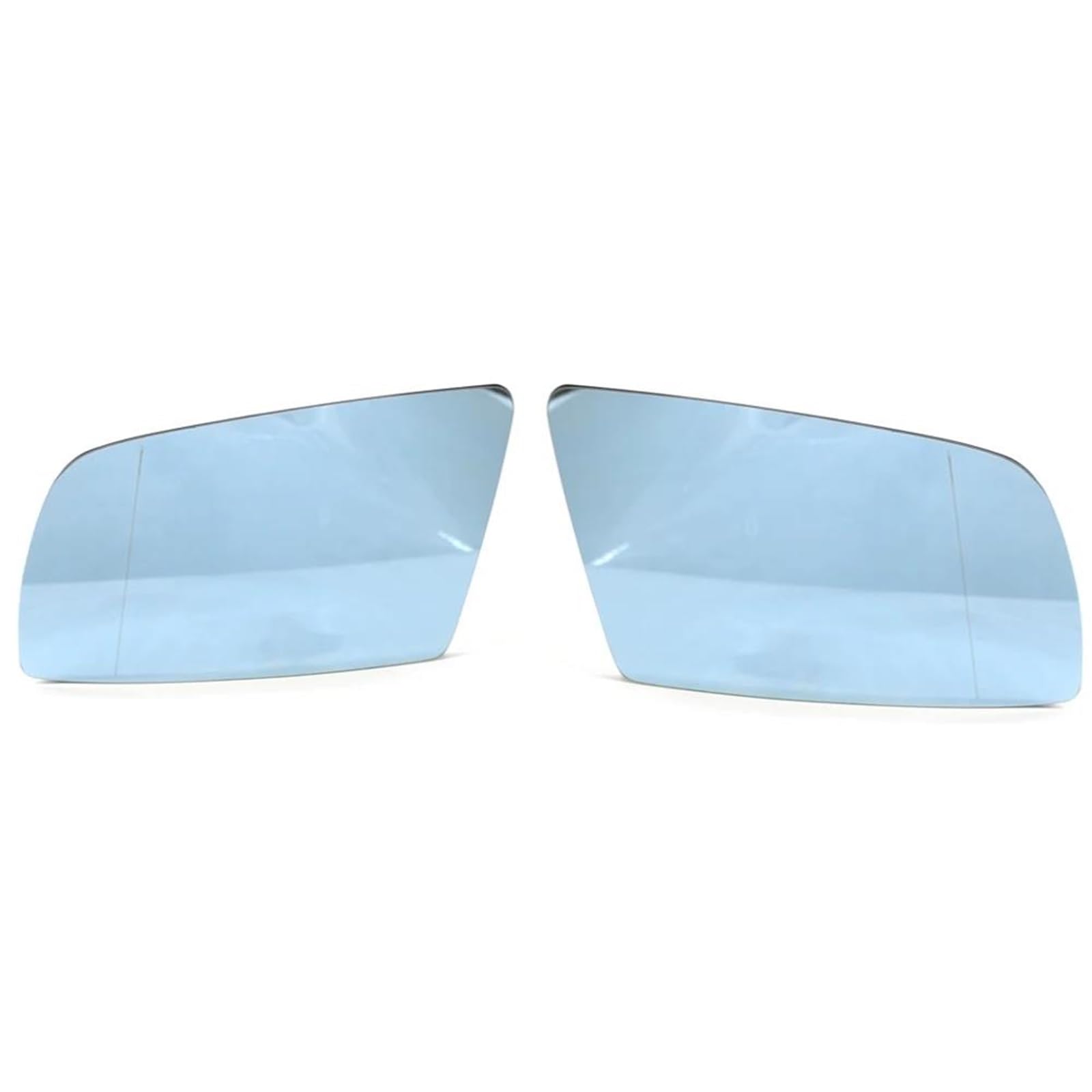 Vetro Specchietto Retrovisore per Serie 5 per E60 per E61 per E63 per E64 2003-2008 Specchietto Retrovisore Esterno Riscaldato Blu Lato Sinistro Destro Grandangolare(A Pair Blue)