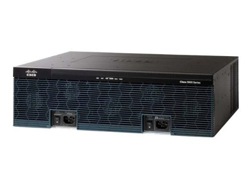 Cisco 3945 Integrated Services Router - 4 x PVDM, 4 x HWIC, 5 x Services Module, 2 x CompactFlash (CF) Card, 2 x SFP (Mini-GBIC) - 3 x 10/100/1000Base-T Network WAN - CISCO3945/K9