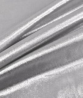 Silver Lame Fabric - by The Yard
