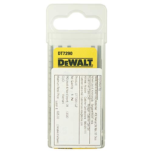 Image of DEWALT DT7290-QZ 70mm T10 Torx Head Screwdriving Bits (Pack of 5), Heat Treated Steel, Full Fit Head, Preceision Machined Tip Geometry, 10x4.1x1 cm