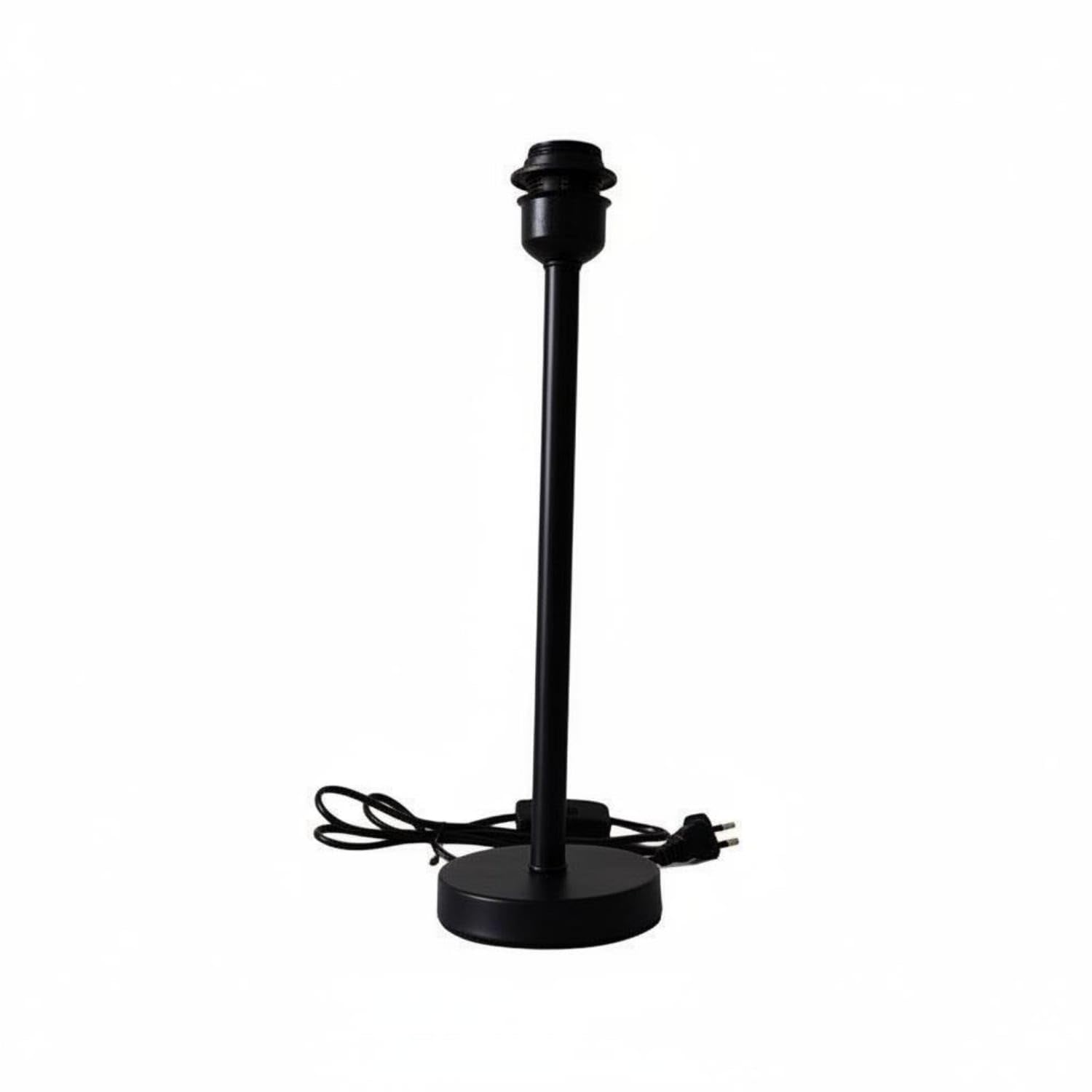 Easy Installation E27 Lamp Holder Base Ceramic Body DIY Lamp Base Heavy Duty Light Bulb Socket Holder Multiple Styles for Crafters, Black, 12x40cm-image-31