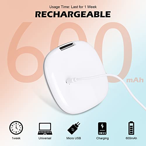 Timchaser Magnifying Travel Makeup Mirror, 1X/10X Magnification Compact Mirror, Dimmable 2-Sided Illuminated Folding Mirror, Usb Rechargeable, Portable For Handbag, Purse, Pocket #TOP4