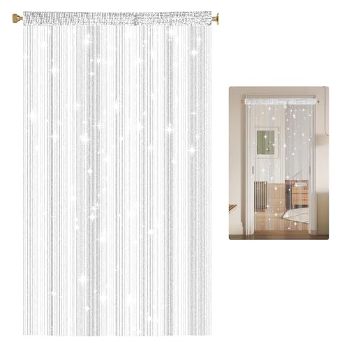 Fadenvorhang Insektenschutz 100x200cm, String Türvorhang Insektenschutz...