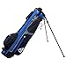 LONGRIDGE 6' WEEKEND Golf Ständer Tasche Marineblau SILBER