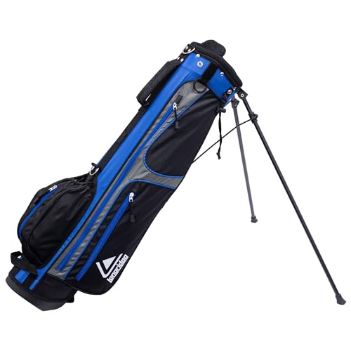 LONGRIDGE 6' WEEKEND Golf Ständer Tasche Marineblau SILBER