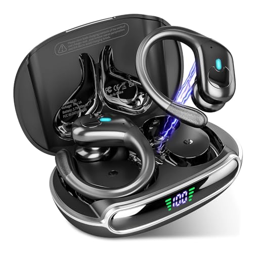 Fones de ouvido sem fio Bluetooth 5.3, fones de ouvido estéreo co...