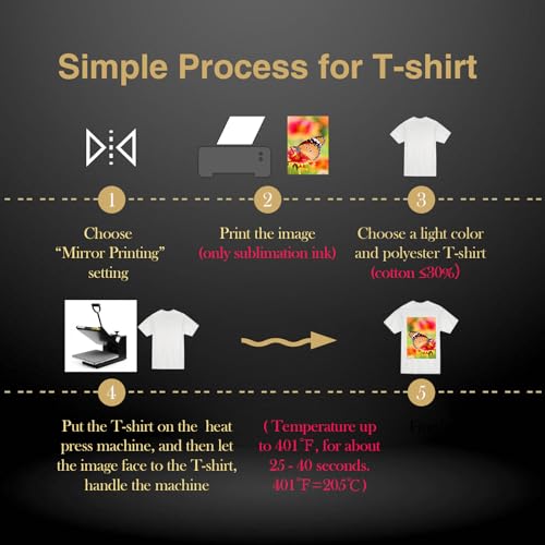 a-sub sublimation paper 85x11 inch 110 sheets only compatible with sublimation printer and sublimation ink 125g