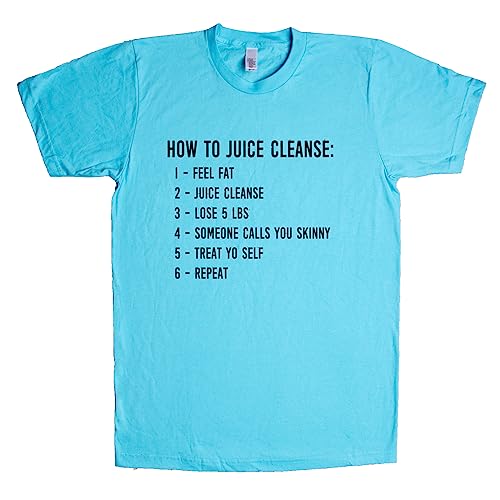 How to Juice Cleanse Unisex T Shirt Tahiti-Blue X-Small