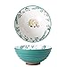 MUXUE Ciotola Ramen in Ceramica Giapponese, Zuppa Creativa con Bacchette, Ciotola Grande Tagliatelle Vintage 900ml, personalità Ramenbowls per Cereali, Pasta, Tagliatelle, Antipasto, ECC. C