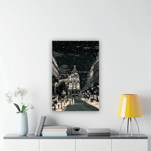 Poster de Madrid impression sur toile Espagne déco murale 40x60 cm - 6