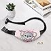 Snilety Cute Koala Dog Sling Bag for Small Dogs Pink Floral Cat PU Leather Crossbody Bag for Party Travel Hiking Walking Waterproof Lightweight Pet Accessories for Small Medium Dogs Cats