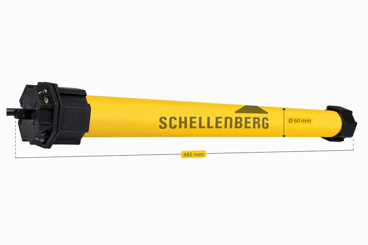 Schellenberg 20620 Maxi Standard - Motore tubolare per tapparelle, 20 Nm