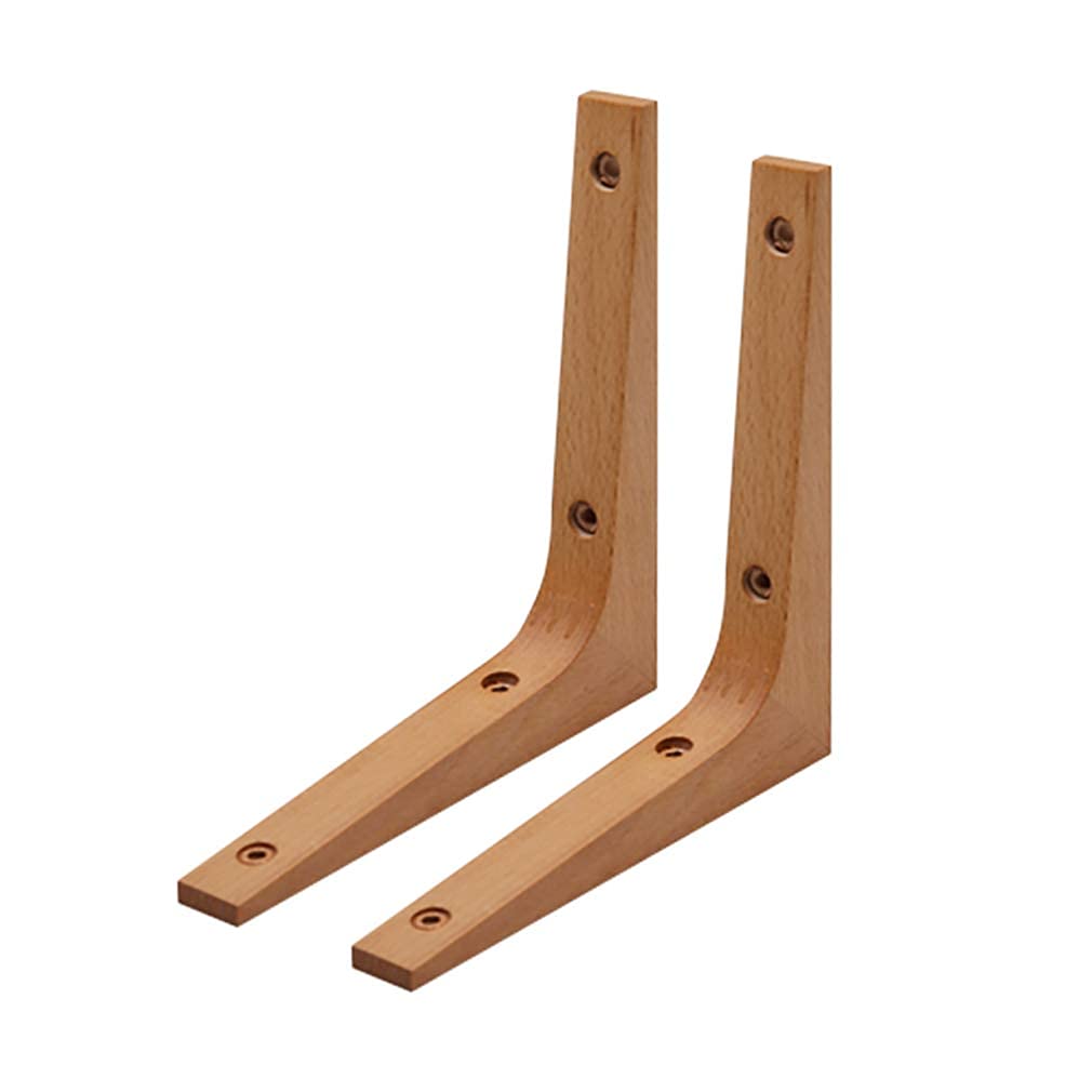 Supports d'étagère en bois massif pour exploiter les angles vides et créer des rangements en L