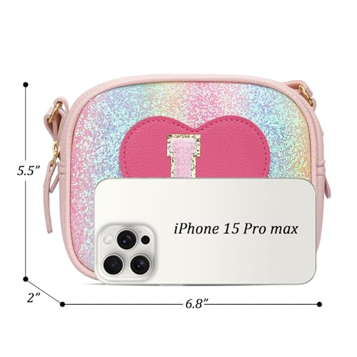 Image of KKXIU Birthday Gifts for Girls Initial Toddler Purse Cute Kids Crossbody Bag