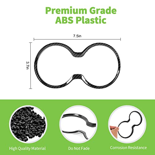 Cubierta Portavasos Central Fibra de Carbono para Jeep miniatura 4