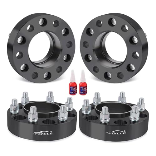 Image of FLYCLE 6x5.5 Wheel Spacers for 2019-2026 Ranger, 2021-2026 Bronco, 1.5 inch Forged Wheel Spacer 6x139.7mm with 12x1.5 Studs 93.1mm Hub Bore