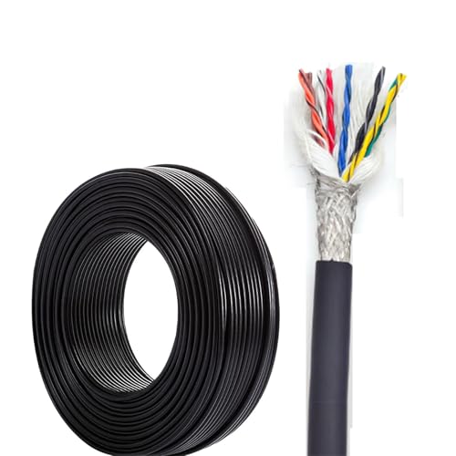 Câble de commande TRVVSP anti-parasite 12 conducteurs cuivre étamé 300V