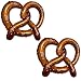 Giant 2Pcs Pretzel Bites German Bread Foil Balloons, Golden Brown, 18