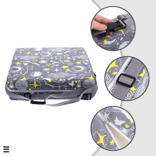 Cojín de asiento elevador para niña con base estable y material resistente 4