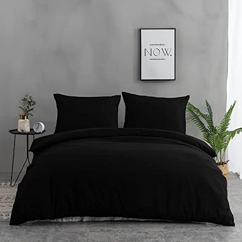 QZY Bettwäsche 200x200 cm Super Weiche 100% gebürstetes Mikrofaser mit...