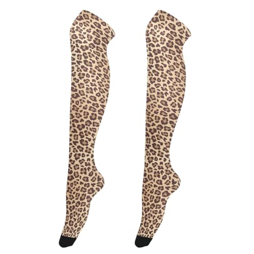 Image of Women's Thigh High Socks Long Over Knee Socks Thick Leg Warm Boot Stockings