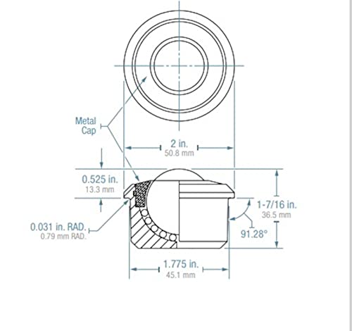(HDBTM-1-3/16CS/SS) Hudson Bearings, Heavy Duty Ball Transfer with 750 Pound Capacity
