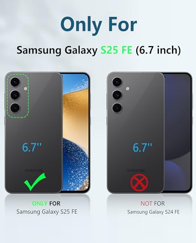 Coque pour Samsung Galaxy S25-FE de qualité militaire en TPU mat texturé durable vert - 2