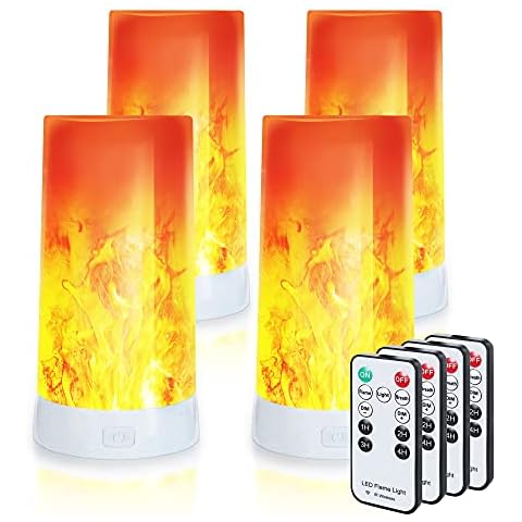 Kitmose 4X LED Flame Effect Light Cover