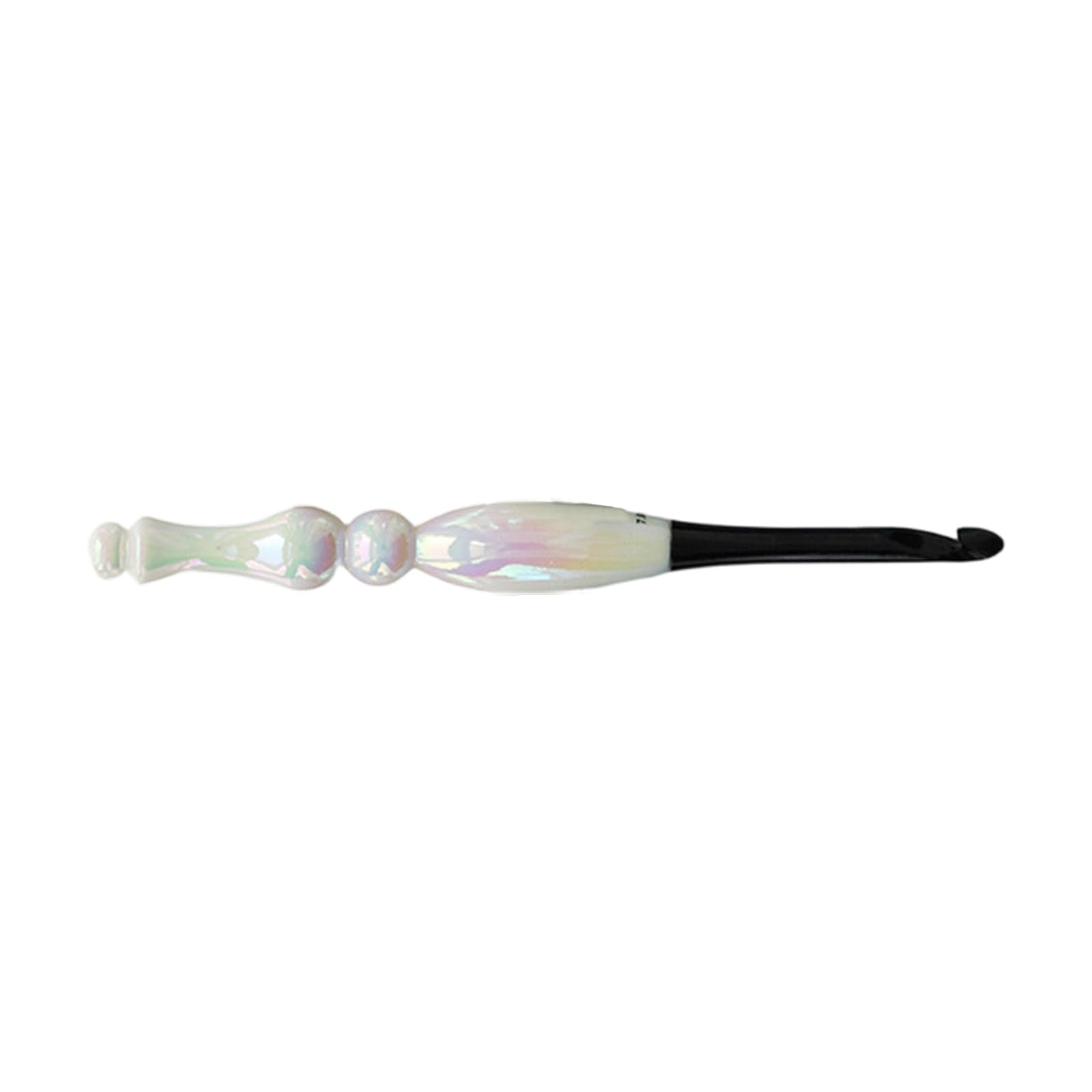 Multiple Size White Acrylic Crochet Hook with Large Ergonomic Handle for Comfortable Knitting and Crafting Projects Crochet Hook