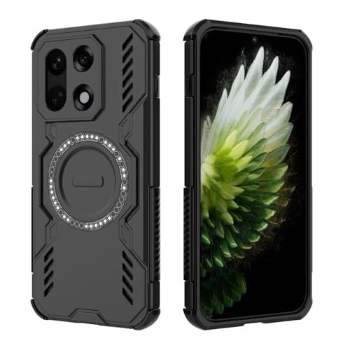 Image of Back Cover Case for OnePlus 15 5G | 360 Protection Mobile Phone Case Mag-Safe | Camera Protection | Back Cover for 1 + OnePlus15 5G / One Plus 15 5+G - Black TPU+PC