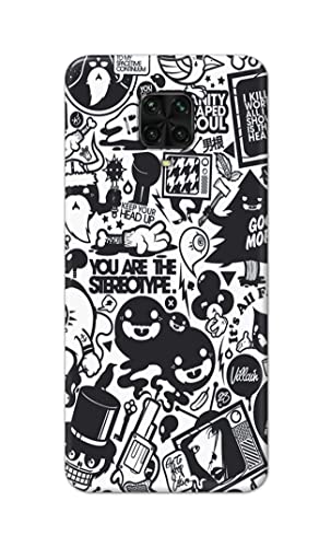 Image of Printed Hard Back Cover Case for Mi Poco M2 Pro Back Cover (Mixed Cartoon) -702