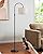 EDISHINE Dimmable Floor Lamp with Remote Control, Modern Arc Standing Lamp, 3000K-6500K Color Temperatures, Reading Light for Living Room Bedroom Office, Footswitch, LED Bulb Included, Black