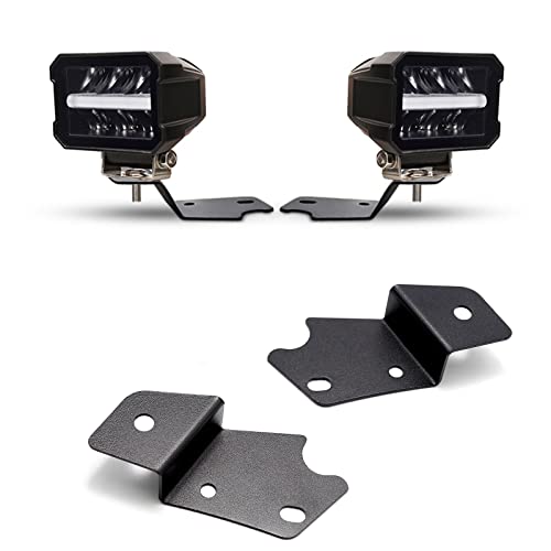 CADUFUELLY Light Brackets Fog lamp Holder Pillar Spotlight Replacement for F-ord Lima A Bronco 20-22