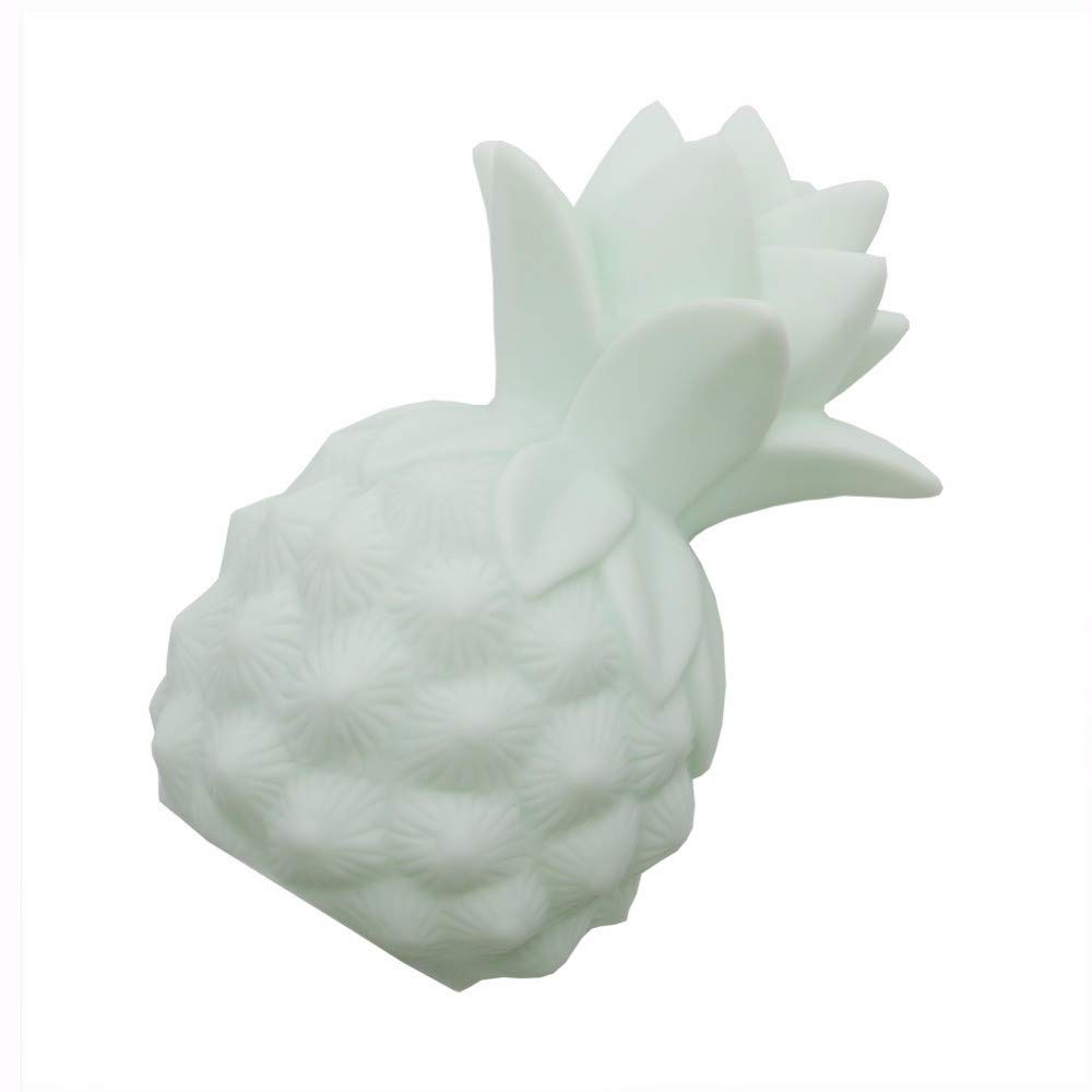 Lámpara de Noche Creativa, Suave, lámpara de la piña, Regalo de Juguete, lámpara de Escritorio Decorativa, Alta Potencia, Verde, 125 * 80MM
