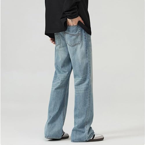 Mens Bell Bottom Jeans Y2k Flared Jeans Men Vintage Relaxed Fit Jeans Casual Regular Fit Flared Leg Denim Pants4
