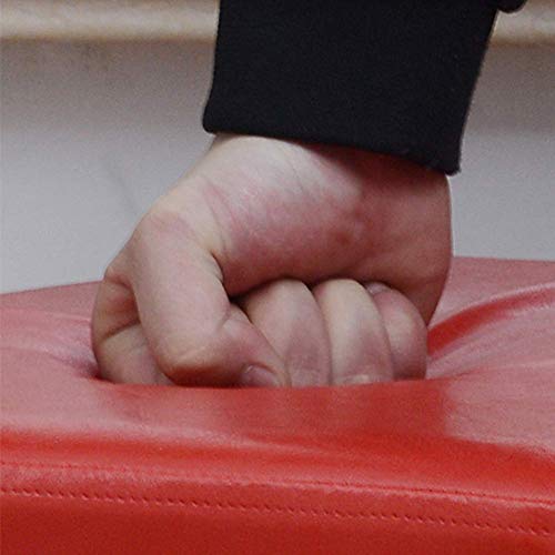 Pouf de rangement pliable en cuir pour optimiser un salon encombré - 6