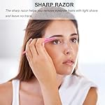 66 Eyebrow Razor and Face Razor for Women and Men, Eyebrow Hair Trimmer and Shaver with Protective Cover,Safe and Newbie Friendly - Image 5