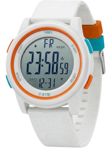 Image of V2A Nova X 2810 Digital Watch for Kids & Teens | Large Easy-Read Display | Alarm Stopwatch Backlight | TPU Sport Strap | 30M Water Resistant | Boys Girls Everyday Watch