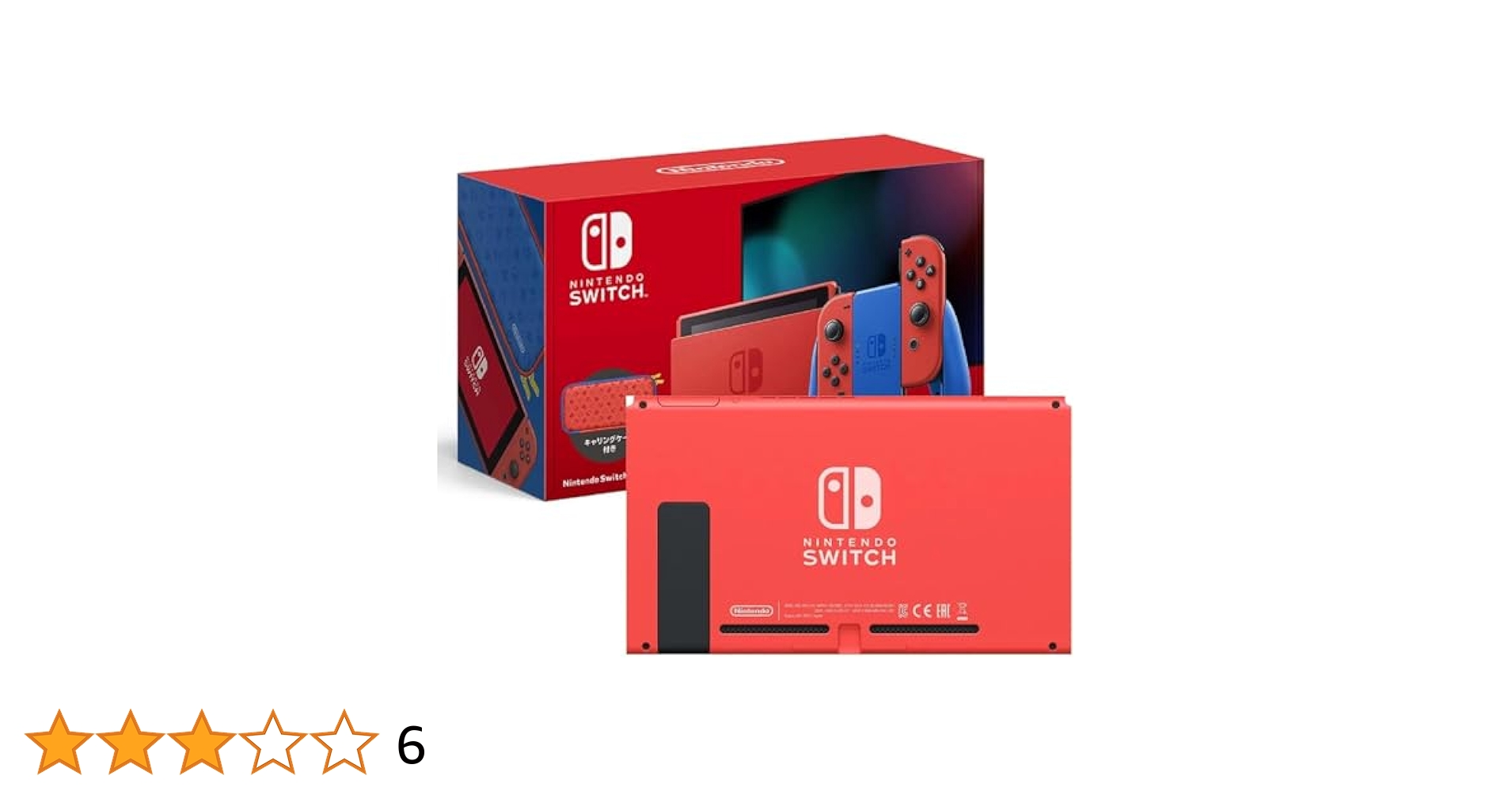 ニンテンドースイッチ マリオレッド 液晶バッテリー強化型 ニンテンドースイッチ マリオレッド 液晶バッテリー強化型