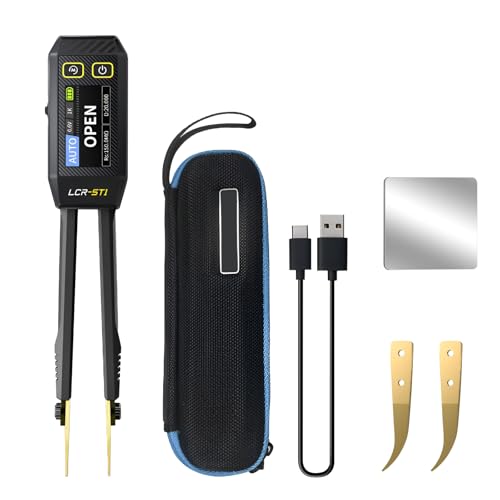 Image of LCR Meter Digital Multimeter 10KHz LCR Meter Tweezer with 0.5% Accuracy Mini Smart SMD Tester for ESR Resistor Capacitor Inductance Voltage Frequency Diode
