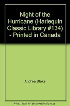 Paperback Night of the Hurricane (Harlequin Classic Library #134) - Printed in Canada Book