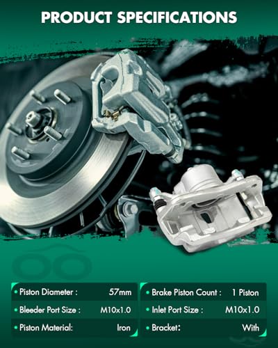 Image of SCITOO 19B2663 19B2662 Front Left & Right Disc Brake Calipers Assembly w /Bracket For Honda For CR-V 2002-2004,For Honda For Element 2003-2011