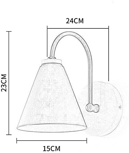 Aplique de pared madera E27 de estilo nórdico para iluminación de salón 4
